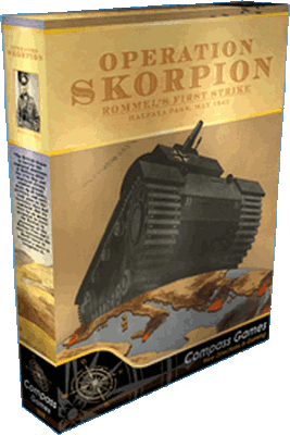 Compass Games Операция «Скорпион» Роммеля, битва за перевал Хальфая, май 1941 года.