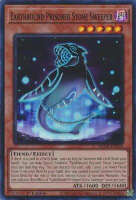Earthbound Prisoner Stone Sweeper MZMI-EN028 Super Rare 1st Edition