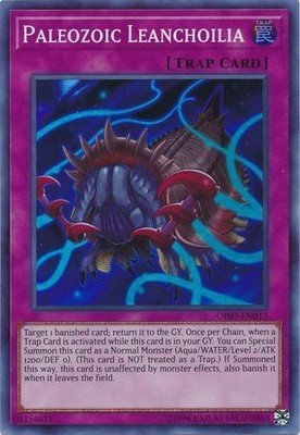 Paleozoic Leanchoilia - OP07-EN013 - Super Rare NM OTS Tournament Pack 7 R0V