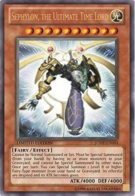 Sephylon, the Ultimate Time Lord - JUMP-EN054 - Ultra Rare NM Yugioh