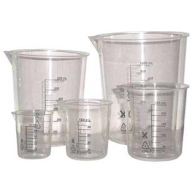 Lab Safety Supply 6Faf6 Beaker Starter Kit,Polymethylpentene