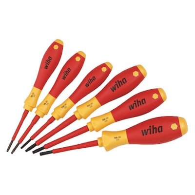 Wiha 32590 Insulated Screwdriver Set,Torx(R),6 Pcs