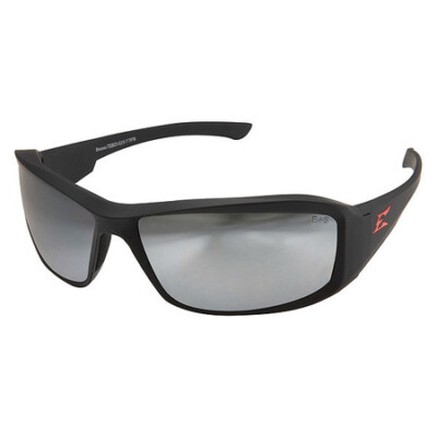 Edge Eyewear Xb137 Safety Glasses, Silver Mirror Polycarbonate Lens,