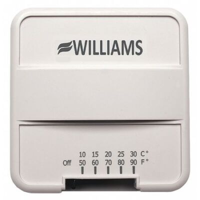 Williams Comfort Products P322016 Wall Mount Thermostat,1V,Surface