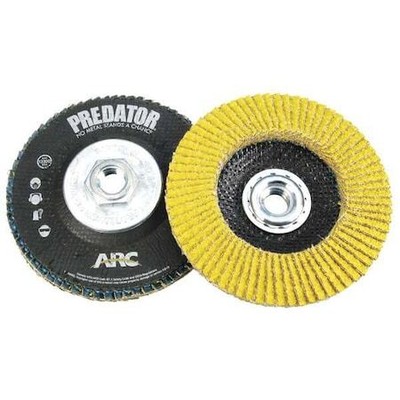 Arc Abrasives 71-10824Afk Sanding Disc,4-1/2 In,40 G,7/8,Pk10