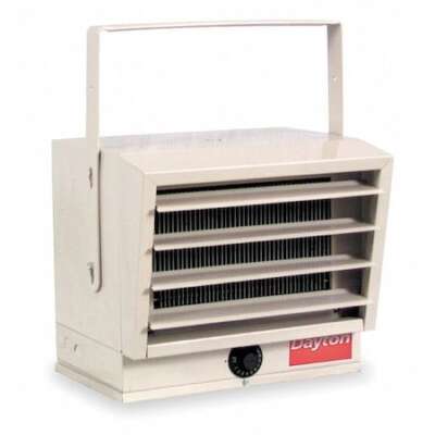 Dayton 3Ug73 Electric Wall & Ceiling Unit Heater, 1 Phase, 240/208Vac, 12-1/2