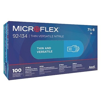 Ansell 92-134 Microflex(R) 92-134 Versatility, Nitrile Exam Glove With Textured