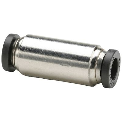 Parker 62Plp-4 Push-To-Connect Union, Brass, Silver