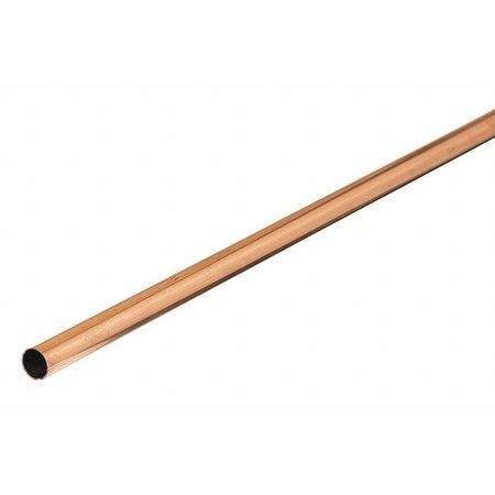 Streamline Lh03005 Straight Copper Tubing, 1/2 In Outside Dia, 5 Ft Length,