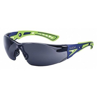 Bolle Safety 40257 Safety Glasses, Rush+, Gray Anti-Fog, Anti-Scratch,