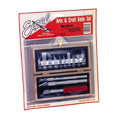 Excel Hobby Blade Hobby Knife Set-Carded EXL44382