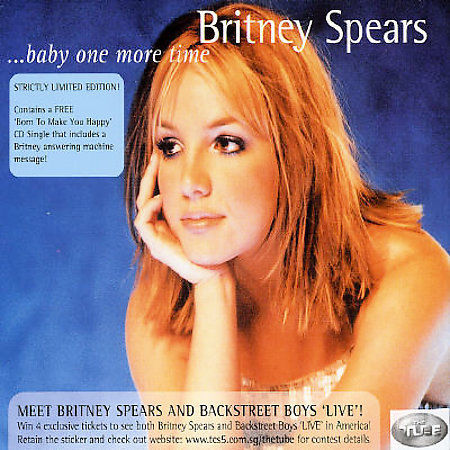 Britney Spears Baby One More Time Pop 1 Disc Cd Ebay