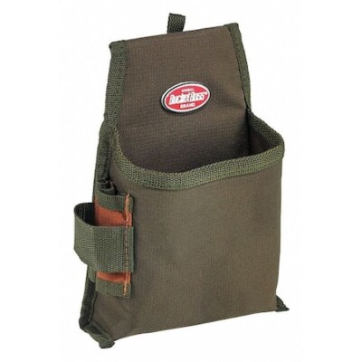 Bucket Boss 54160 Tool Pouch, Tool Pouch, Green, Polyester, 1 Pockets