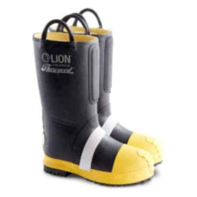 Pre-owned Thorogood Lion Fire Boots By  807-6000 10w Ins Fire Boots,mens,10w,pr In Red
