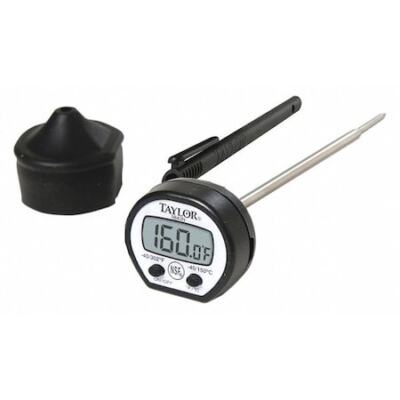 Taylor 9840Rb 4-3/4'' Stem Digital Pocket Thermometer, -40 Degrees To 302
