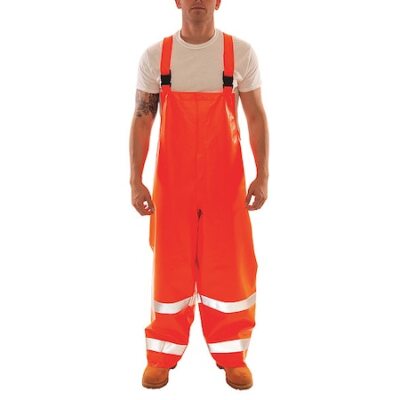 Tingley O44129 Eclipse Arc Flash Rain Overall, Cat 2, Orange, L