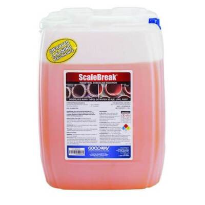 Goodway Scalebreak-5 Descaling Solution,Orange,5 Gal.,Jug