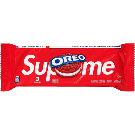 菓子 OREO Supreme Oreo! 7Pack! (3 Pcs/ Pack!) Supreme x Oreo Cookies 1 Pack Of 3 Cookies Only Released In