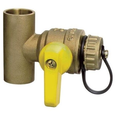 Webstone 50672W Boiler Drain Valve,1/2 In.,C X C