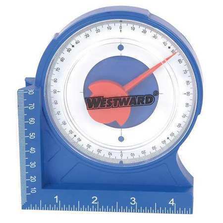 Westward 4Mrw3 Protractor/Angle Finder,4 5/8In,Magnetic