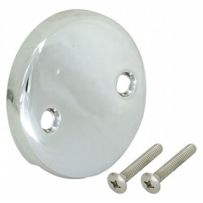 Zoro Select 35245 Chrome, Bath Drain, Overflow Face Plate