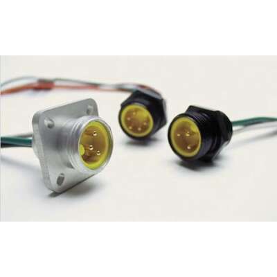 Brad Harrison 1R2006a20a120 External Thread Receptacle,2,Male,16 Awg