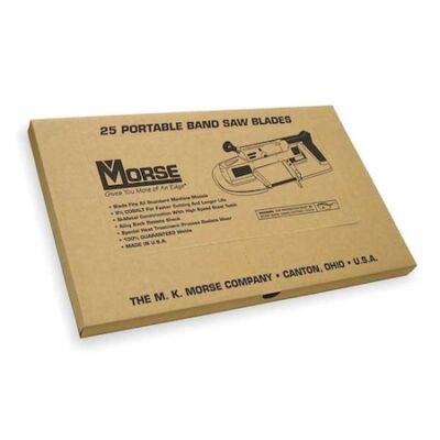 Morse Zwep4418wb25 Portable Band Saw Blade,Bimetal,Pk25
