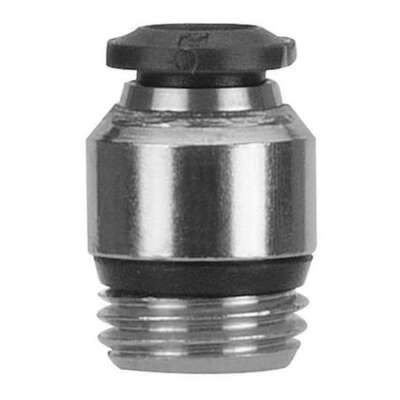 Aignep Usa 50010N-3-M5-Pk5 Male Adapter, Push-To-Connect X Universal, 3Mm Tube
