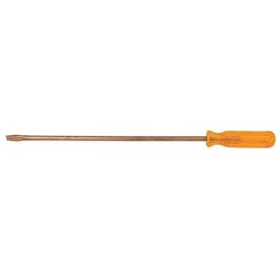 Ampco Safety Tools S-56 Non-Sparking Slotted Screwdriver 3/8 In Round