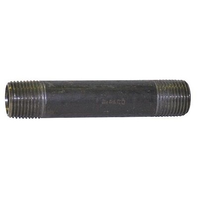 Zoro Select 5P681 3/4'' X 10'' Black Pipe Nipple Sch 40