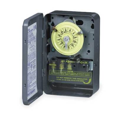 Intermatic T103r Electromechanical Timer,24-Hr,40A,3R