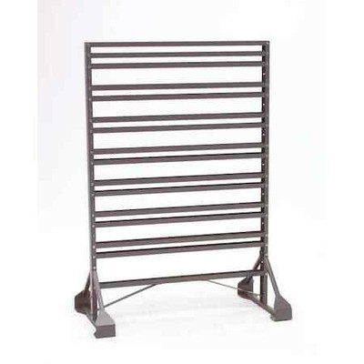 Akro-Mils 30016 Steel Bin Rail Floor Rack, 20 In W X 36 In D X 54 In H, Gray