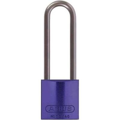 Abus 72 Hb/40-75 Ka Purple Lockout Padlock,Ka,Purple,1-1/2''H