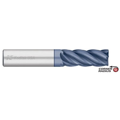 KODIAK CUTTING TOOLS 5550628 5/8 VI Pro Carbide Endmill 5 Flute ALCRO-MAX
