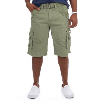 X RAY Men's 12.5'' Cotton Cargo Shorts Green 40