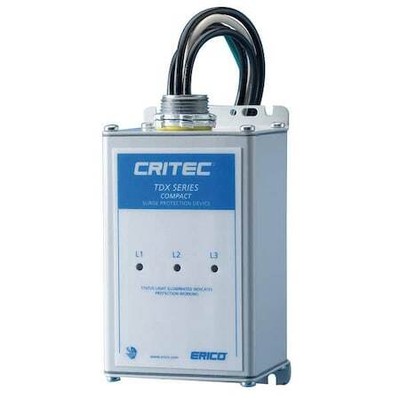 Nvent Erico Tdx100c277/480 Surge Protection Device, 3 Phase, 277/480V, 4 Poles,