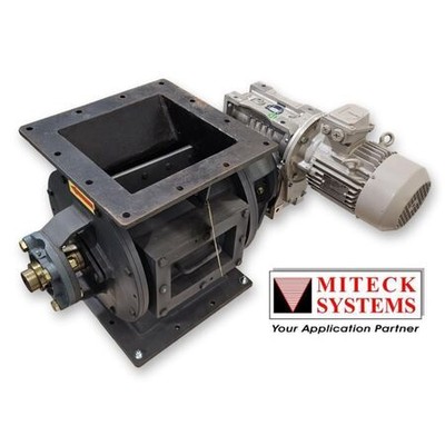 New 12'' x 12'' MiTeck Systems Carbon Steel Heavy Duty Rotary Airlock Valve