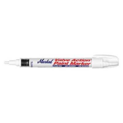 Markal 96820 Paint Marker, Medium Tip, White Color Family, Paint