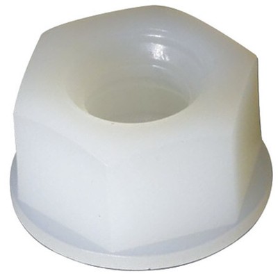 Zoro Select 0725020Sln Self Threading Lock Nut, 1/4''-20, Nylon, Grade 6, Plain,