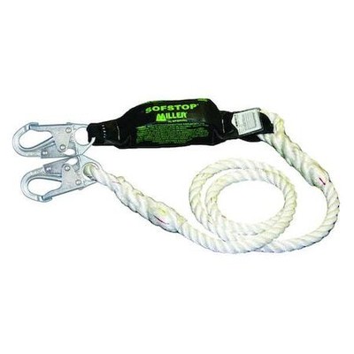 Honeywell Miller 901Rls-8-Z7/6Ftwh Positioning Lanyard, 6 Ft., White