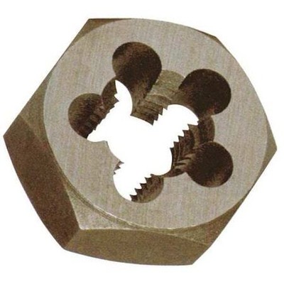Westward 10M987 Hex Rethreading Die,Std1 1/2In,6 Pitch