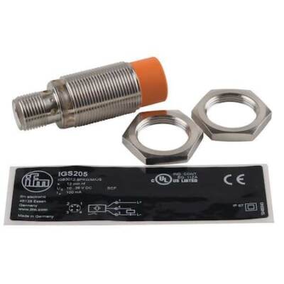 Ifm Igs205 Proximity Sensor,Inductive,12Mm,Pnp,No