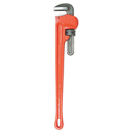 Westward 1Xjz3 36 In L 5 In Cap. Cast Iron Straight Pipe Wrench