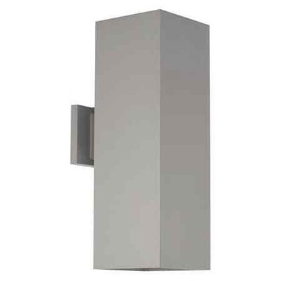 PROGRESS LIGHTING P5644-82-30K Up/Down LED Square Cylinder,6'',Gray
