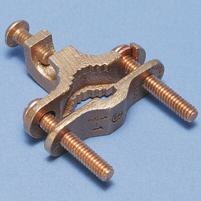 Nvent Erico Ek17 Ground Clamp,Perpendicular Burial,Bronze