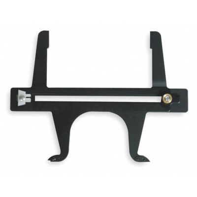 Westward Brake Shoe Resetting Gauge,11 1/4'',Steel 1EKA5 Westward 1EKA5