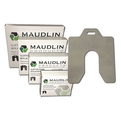 Maudlin Products Msa125-5 Slotted Shim A-2 X 2'' X 0.125'', Pk5