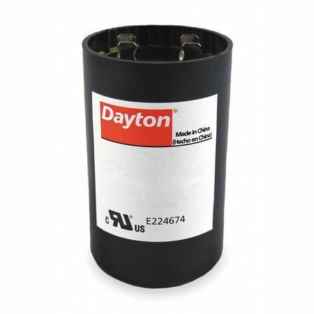 Dayton 2Mel2 Motor Start Capacitor,53-64 Mfd,Round