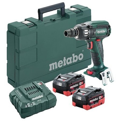 Metabo Ssw18 Ltx 400 Bl 2X 5.5Ah Lihd Kit 18V 1/2''