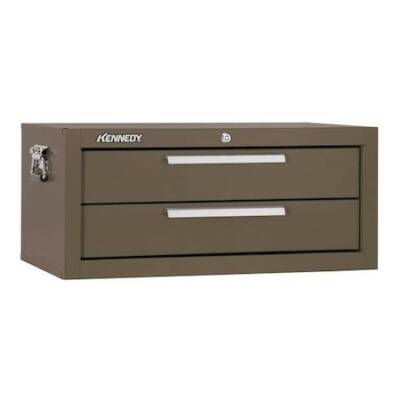 Kennedy 2602B Signature Series Base Tool Cabinet, 2 Drawer, Brown, Steel,